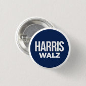 Harris Walz Ronde Button 3,2 Cm (Voorkant /achterkant)