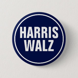 Harris-Walz Ronde Button 5,7 Cm