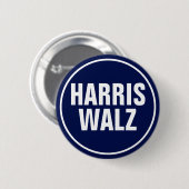 Harris-Walz Ronde Button 5,7 Cm (Voorkant /achterkant)