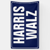 Harris-Walz Spandoek (Verticaal)