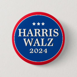 Harris Walz Stem 2024 Democraat Verkiezing Button