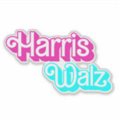 Harris Walz Sticker (Voorkant)