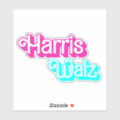 Harris Walz Sticker (Vel)