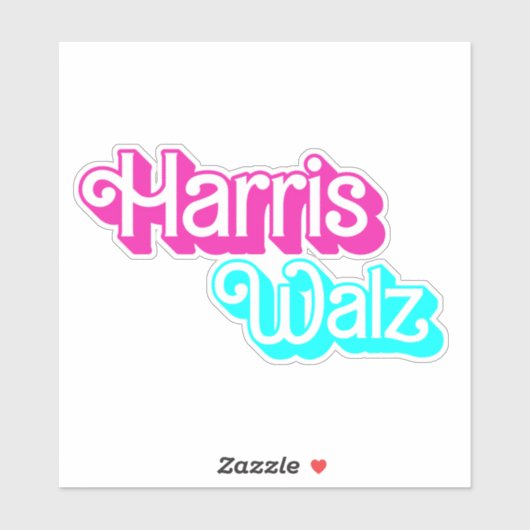 Harris Walz Sticker (Vel)
