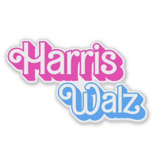 Harris Walz Sticker (Voorkant)