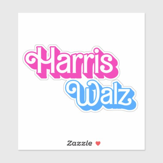 Harris Walz Sticker (Vel)