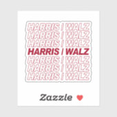 Harris / Walz Sticker (Vel)