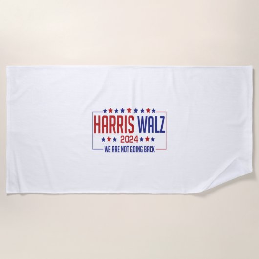 Harris Walz Strandlaken (Voorkant)