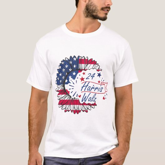 Harris Walz T-shirt (Voorkant)