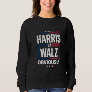 Harris Walz Uiteraard Harris Waltz 2024 Verkiezing Trui