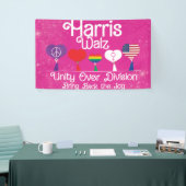 Harris Walz Unity Over Division, Kamala,Kamala2024 Spandoek (Beurs)