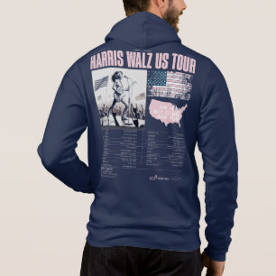 Harris Walz US Tour Kamala wint inauguratie Hoodie