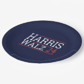 Harris Walz Verkiezingen 2024 I Papieren Bordje (Gekanteld)