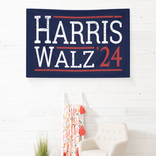 Harris Walz Verkiezingen 2024 I Spandoek (Insitu)