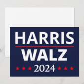 Harris Walz Verkiezingen 2024 III (Voorkant / Achterkant)