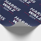 Harris Walz Verkiezingen 2024 III Cadeaupapier (Hoek)