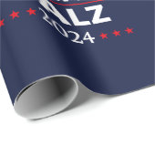 Harris Walz Verkiezingen 2024 III Cadeaupapier (Rol Hoek)