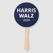 Harris Walz Verkiezingen 2024 III Handwaaier (Achterkant)