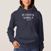 Harris Walz Verkiezingen 2024 III Hoodie (Voorkant)