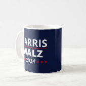 Harris Walz Verkiezingen 2024 III Koffiemok (Voorkant links)