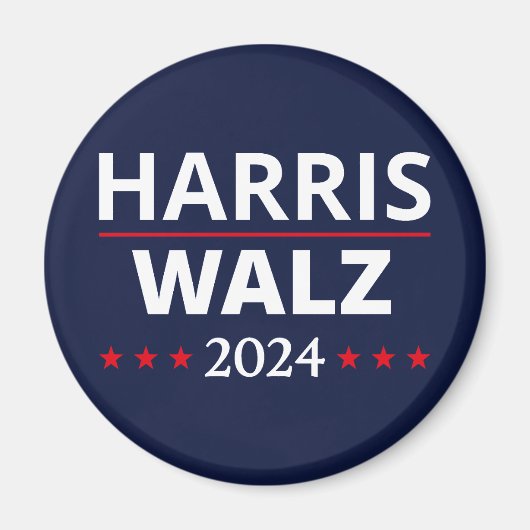 Harris Walz Verkiezingen 2024 III Magneet (Voorkant)