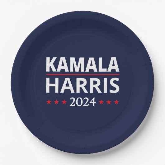 Harris Walz Verkiezingen 2024 III Papieren Bordje (Voorkant)