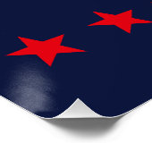 Harris Walz Verkiezingen 2024 III Perfect Poster (Hoek)