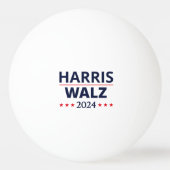 Harris Walz Verkiezingen 2024 III Pingpongbal (Achterkant)
