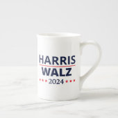 Harris Walz Verkiezingen 2024 III Porselein Kop (Rechts)