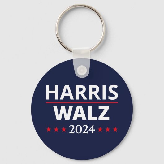 Harris Walz Verkiezingen 2024 III Sleutelhanger (Voorkant)