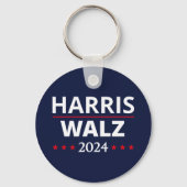 Harris Walz Verkiezingen 2024 III Sleutelhanger (Achterkant)