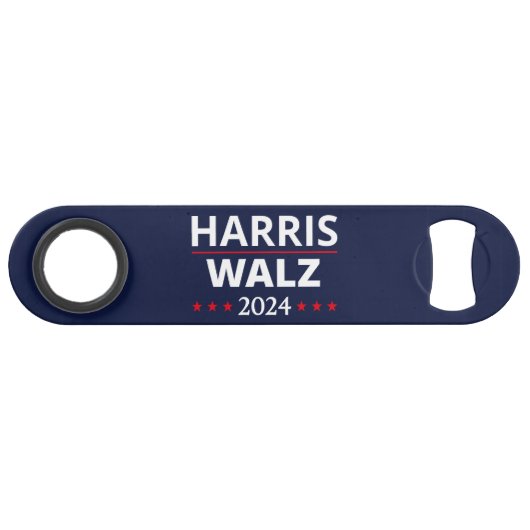 Harris Walz Verkiezingen 2024 III Speed Flessenopener (Voorkant (Horizontaal))