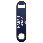 Harris Walz Verkiezingen 2024 III Speed Flessenopener (Achterkant)