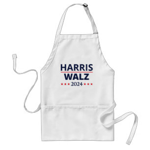 Harris Walz Verkiezingen 2024 III Standaard Schort
