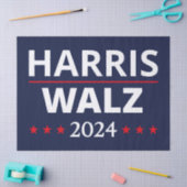Harris Walz Verkiezingen 2024 III Tissuepapier (Craft)