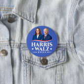 Harris Walz verkiezingscampagne 2024 Ronde Button 7,6 Cm (In situ)