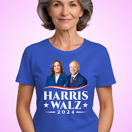 Harris Walz verkiezingscampagne 2024 T-shirt