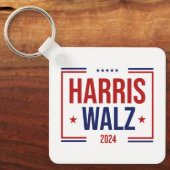 Harris Walz verkiezingscampagne Sleutelhanger (Voorkant)