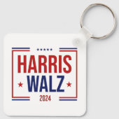 Harris Walz verkiezingscampagne Sleutelhanger (Achterkant)