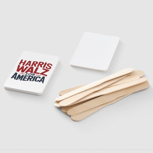 Harris Walz voor Amerika Handwaaier (Niet-gemonteerd)