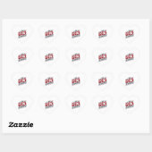 Harris Walz voor Amerika Hart Sticker (Vel)