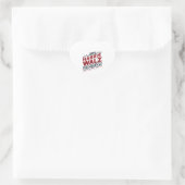 Harris Walz voor Amerika Hart Sticker (Tas)