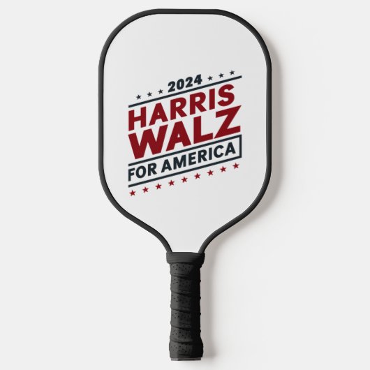 Harris Walz voor Amerika Pickleball Paddle (Voorkant)