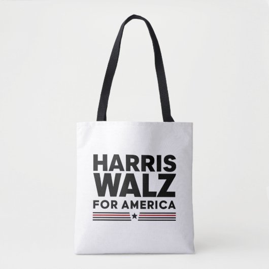 Harris Walz voor Amerika Tote Bag (Voorkant)
