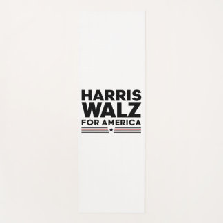 Harris Walz voor Amerika Yogamat