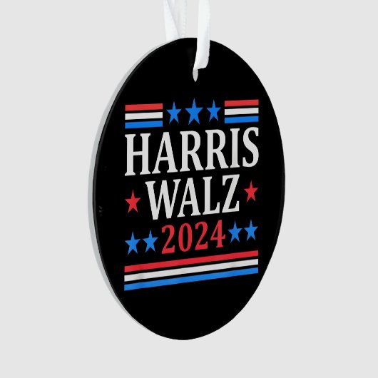 Harris Walz Waltz 2024 Ornament (voorkant)