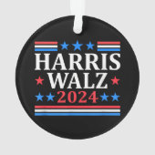 Harris Walz Waltz 2024 Ornament (achterkant)