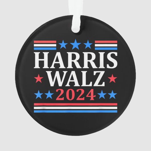 Harris Walz Waltz 2024 Ornament (achterkant)