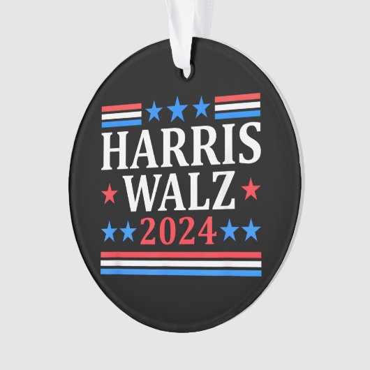 Harris Walz Waltz 2024 Ornament (voorkant)
