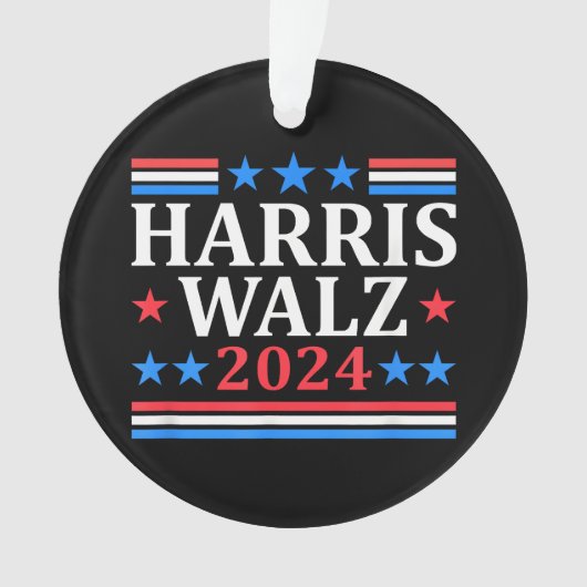Harris Walz Waltz 2024 Ornament (voorkant)